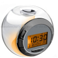 OEM Logo Creative Digital Desk Alarm Clock with Thermometer